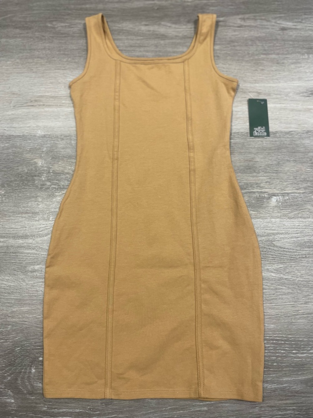 Wild Fable Camel Tank Bodycon Dress Women’s Size S